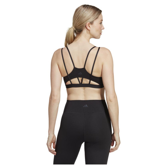 Adidas Γυναικείο μπουστάκι Yoga Studio Luxe Light-Support Bra Adidas Γυναικείο μπουστάκι Yoga Studio Luxe Light-Support Bra